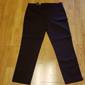 NWT Tommy Hilfiger Madison navy slim ankle pant